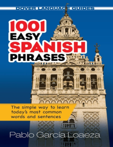 1001 Easy Spanish Phrases Book