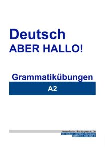 Deutsch ABER HALLO! A2 author Hans Witzlinger