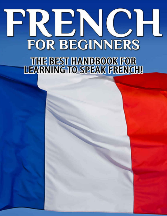 French for Beginners the Best Handbook for Learning to Speak French