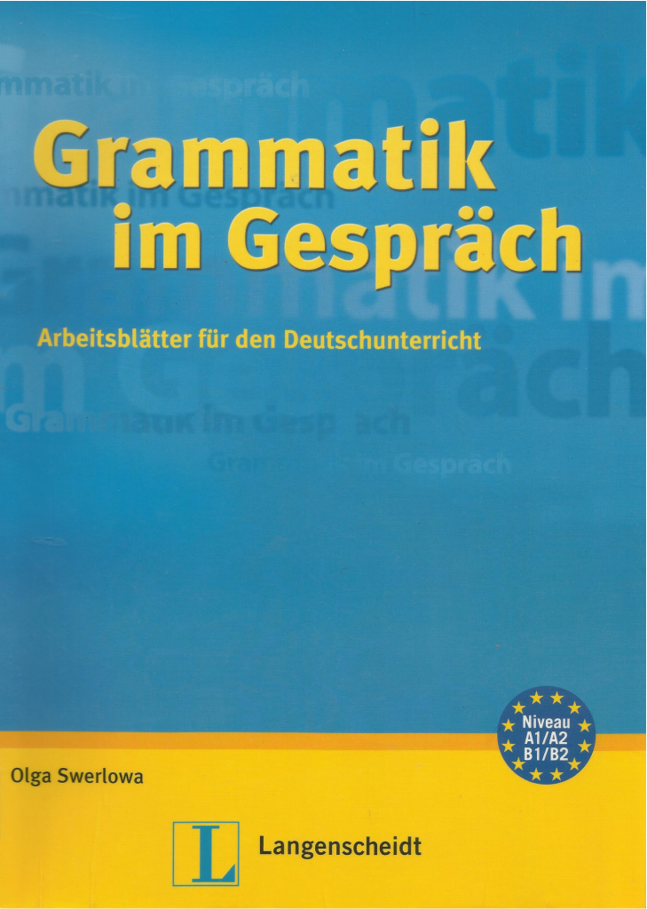 Grammatik im Gespräch Arbeitsblätter für den Deutschunterricht