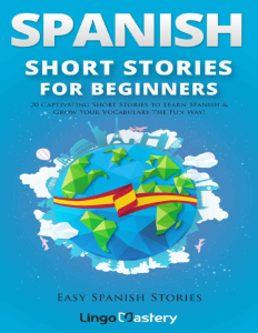 Spanish Short Stories for Beginners Book