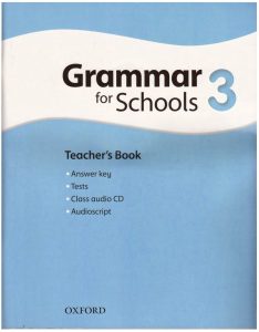 Oxford Grammar for Schools Teachers Book 3